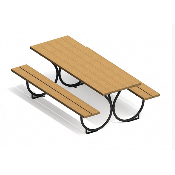 Стол со скамьями "Отдых" ПМ-10