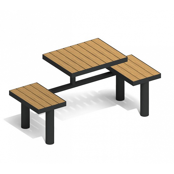 Стол со скамьями "Искра" ПМ-60