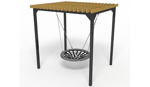 ИО 01038 Качели (пергола с сиденьем Гнездо)