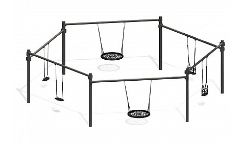 Качели с подвесами