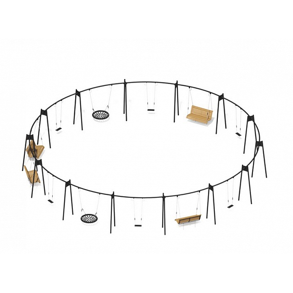 Парковые качели "Единство" МФ-113