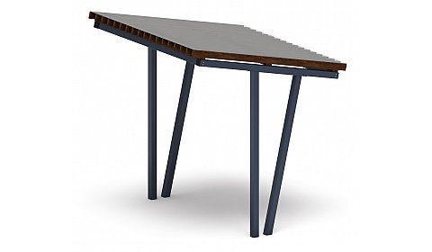 Пергола тент (наклоная) - МФ 77.03.01 /с поликарбонатом/