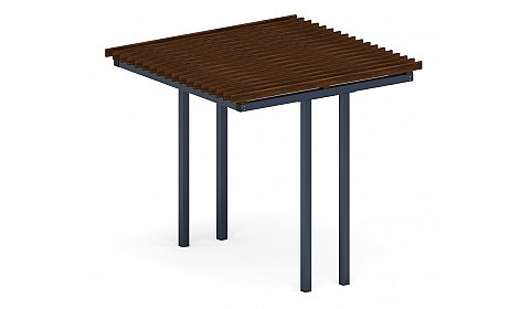 Пергола тент (прямая) - МФ 77.04.01-01 /без поликарбоната/