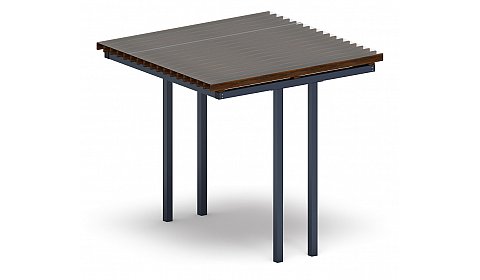 Пергола тент (прямая) - МФ 77.04.01 /с поликарбонатом/