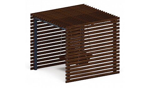 Пергола беседка с качелями - МФ 78.01.01-01 /без поликарбоната/