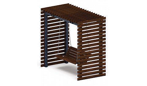 Пергола с качелями - МФ 78.01.02-01 /без поликарбоната/