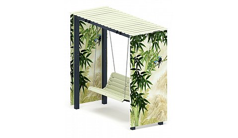 Пергола с качелями (Бамбук) - МФ 78.06.01-03 /без поликарбоната/