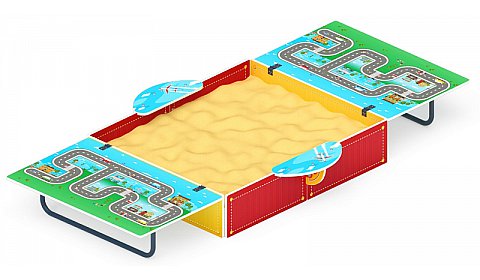 Песочница с крышкой средняя (Игра) - ИО 5.01.11-06