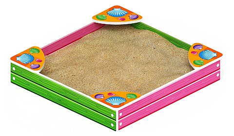 Песочница средняя Лукоморье (Ракушки) - ИО 5.25.01-01