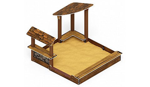 Песочный дворик (Коричневый) - ИО 6.01.01-02