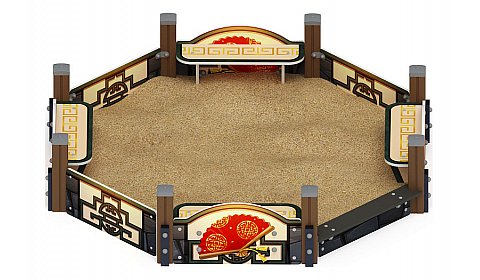 Песочница восьмигранная Карнавал (Шанхай) - ИО 5.01.04-21