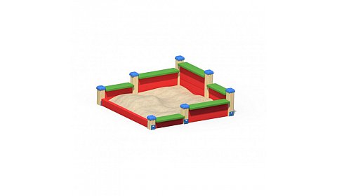 ИО 02340 Песочница с лавочками