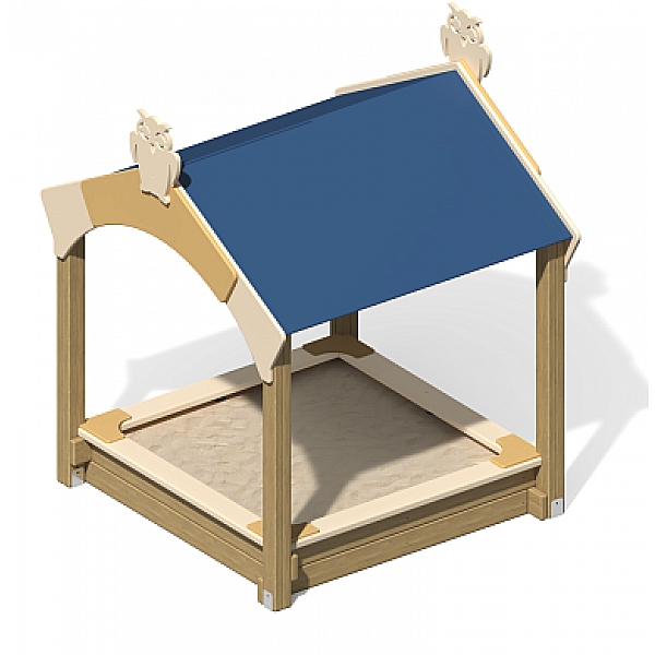 Песочница "Сова" с навесом ПС-43М