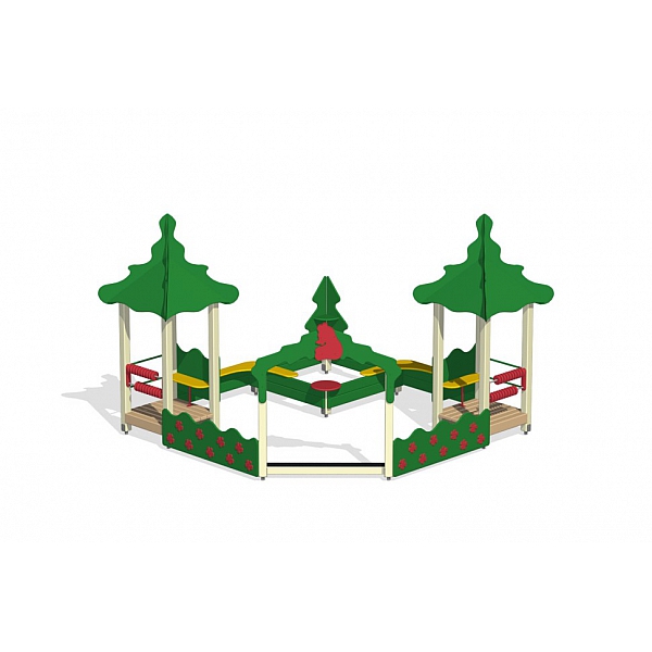 Песочный дворик "Лесная поляна" ПС-09.1