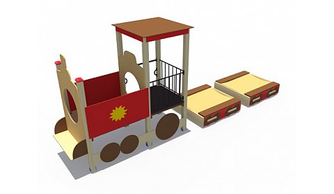 ИО 03170 Песочный дворик Паровозик