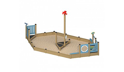 Песочница "Кораблик" ПСL-11