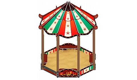 Песочный дворик Пагода Карнавал (Шапито) - ИО 6.01.02-20