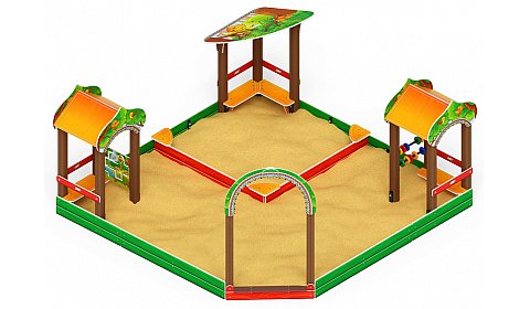 Песочный дворик Полянка - ИО 6.16.02-01