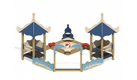 Песочный дворик "Коралл" ПС-16