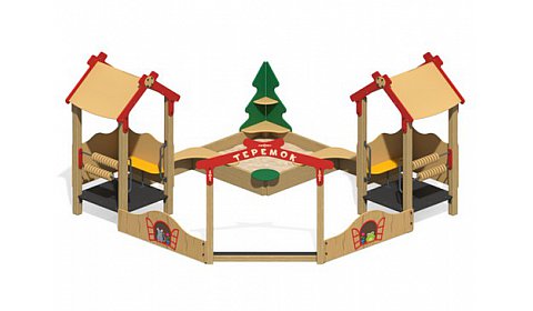 Песочный дворик "Теремок" ПС-29