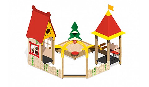 Песочный дворик "Белоснежка" ПС-31