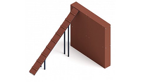 Забор с наклонной доской СО 2.95.04