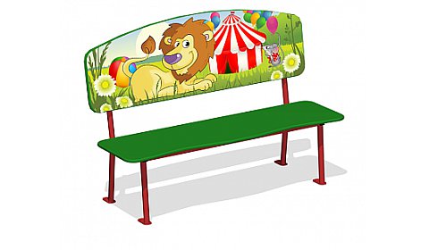 Лавочка детская "Львенок в цирке" МФ-32.13