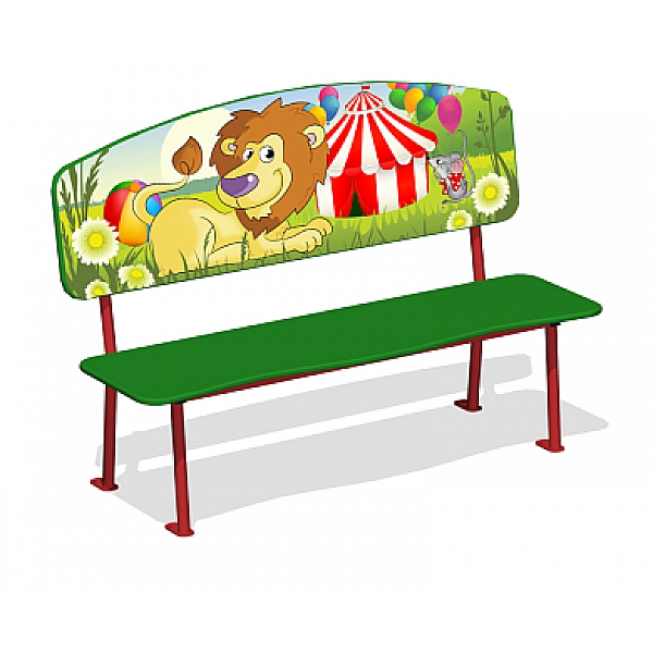 Лавочка детская "Львенок в цирке" МФ-32.13