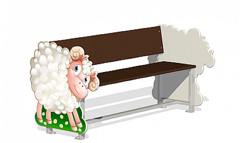 Лавочка детская "Барашек" МФ-32.18