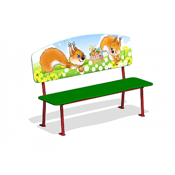 Лавочка детская "Белочки" МФ-32.3