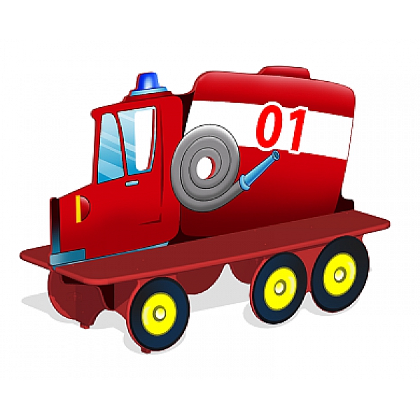 Лавочка детская двойная "МЧС" МФ-05.17