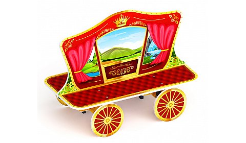 Карета - Скамейка детская - МФ 41.03.05