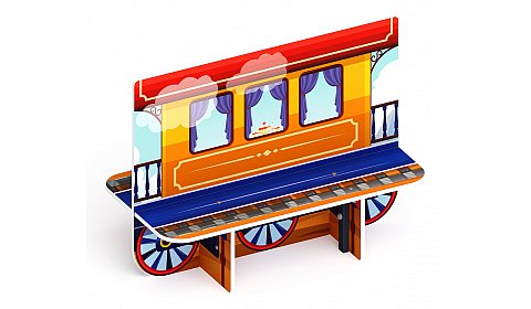 Вагончик - Скамейка детская - МФ 41.03.07