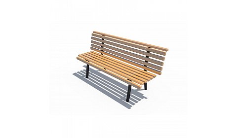 ДХО 06190 Скамья со спинкой