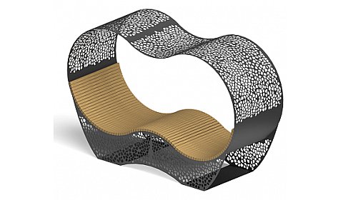 Скамья "Ажур" ПМ-132