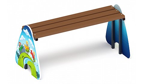 Солнышко - Скамейка детская - МФ 41.01.03