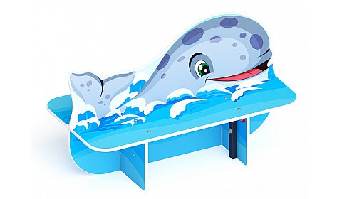 Кит - Скамейка детская - МФ 41.17.01