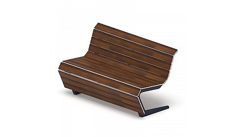 Скамья - МФ 42.02.02 (Темный дуб) Д:1500 (под анкера)