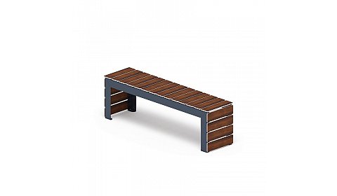 Скамья - МФ 42.02.03-10 (Темный дуб)  (под анкера)