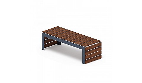 Скамья - МФ 42.02.03 (Темный дуб) Г:580 (под анкера)