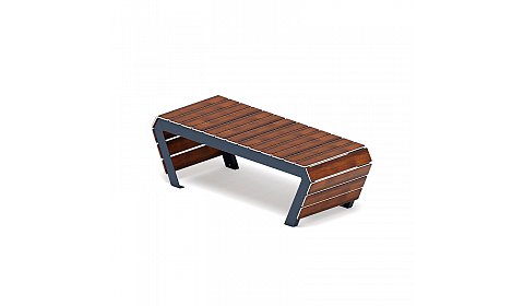 Скамья - МФ 42.02.04 (Темный дуб) Г:580 (под анкера)