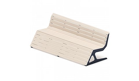 Скамья - МФ 42.02.05-21 (Беленый дуб) Д:2400 (под анкера)