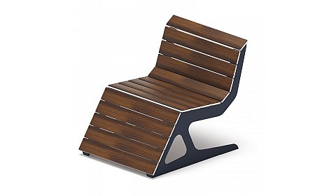 Скамья - МФ 42.02.05 (Темный дуб) Д:780 (под анкера)