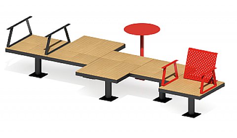 Скамья "Pixel" ПМ-92