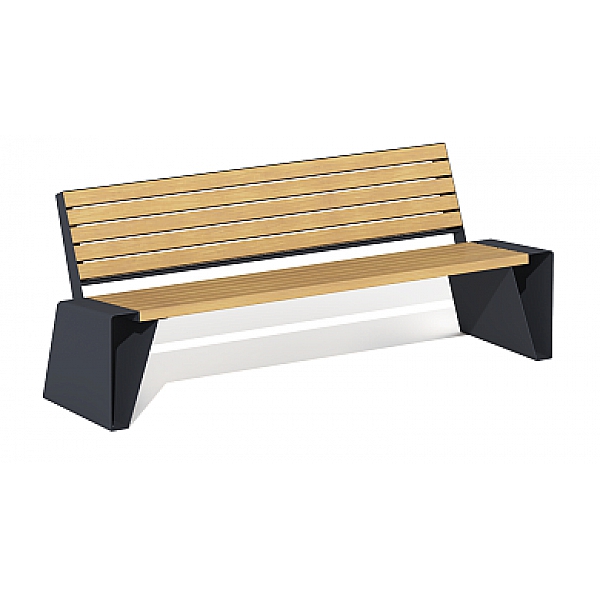 Скамейка "Владивосток" со спинкой 	ПМ-49.1