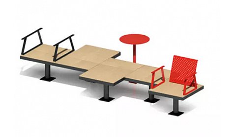 Скамья "Pixel" ПМ-92