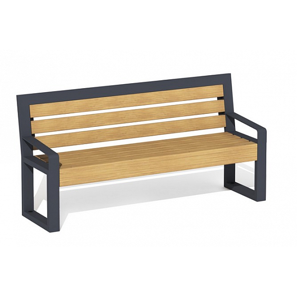 Скамья со спинкой "Дели" ПМ-37