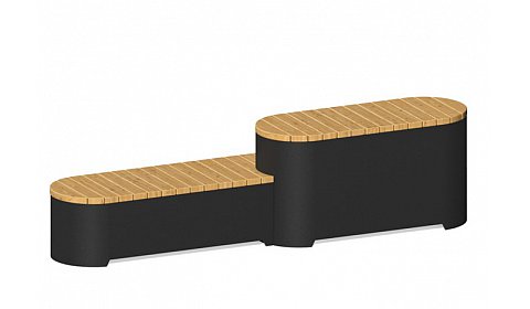 Скамья "Островок" (2 секции) ПМ-147.2