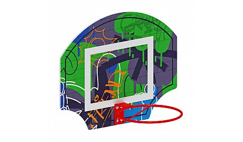 Щит баскетбольный мини (Граффити) - СО 1.70.02-03