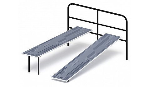 Скамья для пресса двойная (серый) - СО 2.40.04-03